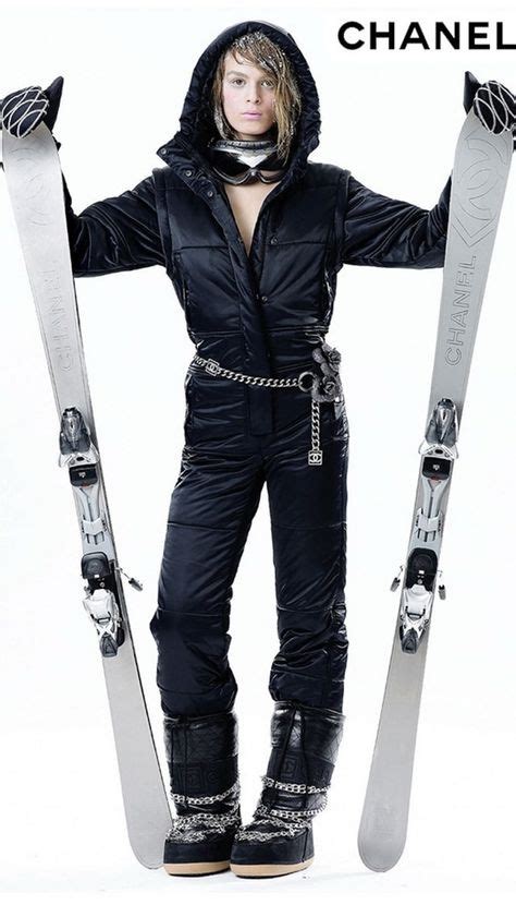 chanel model ski|Chanel ski suit.